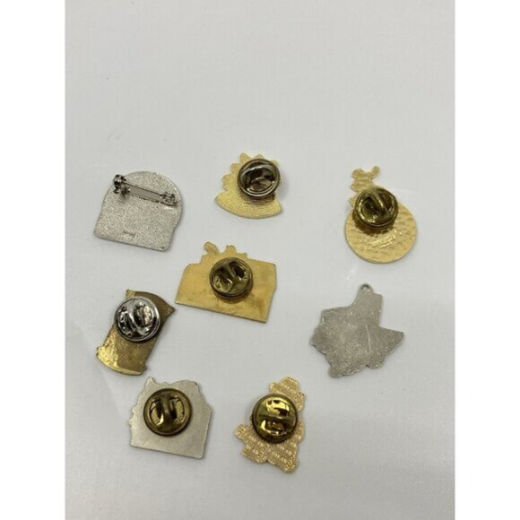 Vintage Western Pin Pendant Lot 8 Travel Canada Texas BC Alberta Rodeo Stampede - Picture 7 of 8